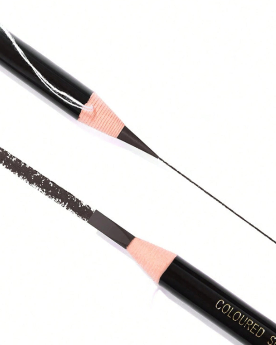 Set de Lápices Dermográficos Pelables para Cejas (Paquete de 3 Piezas - Negro)