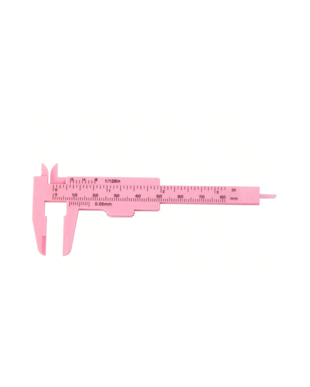 Portable MINI 80mm Plastic Eyebrow Measuring Vernier Caliper Tattoo Micro Blade Caliper Permanent Makeup Measuring Tool