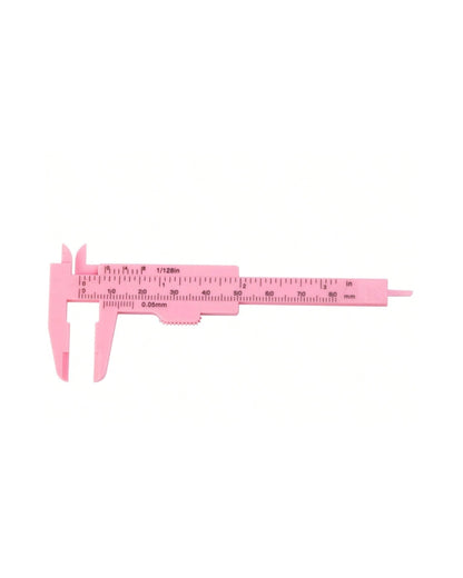 Portable MINI 80mm Plastic Eyebrow Measuring Vernier Caliper Tattoo Micro Blade Caliper Permanent Makeup Measuring Tool